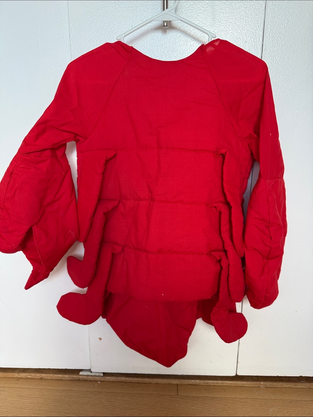 Red Kids Lobster vintage Halloween Costume Jacket with hat